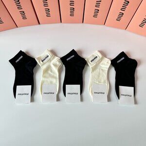 Miu Miu Pure Cotton Socks